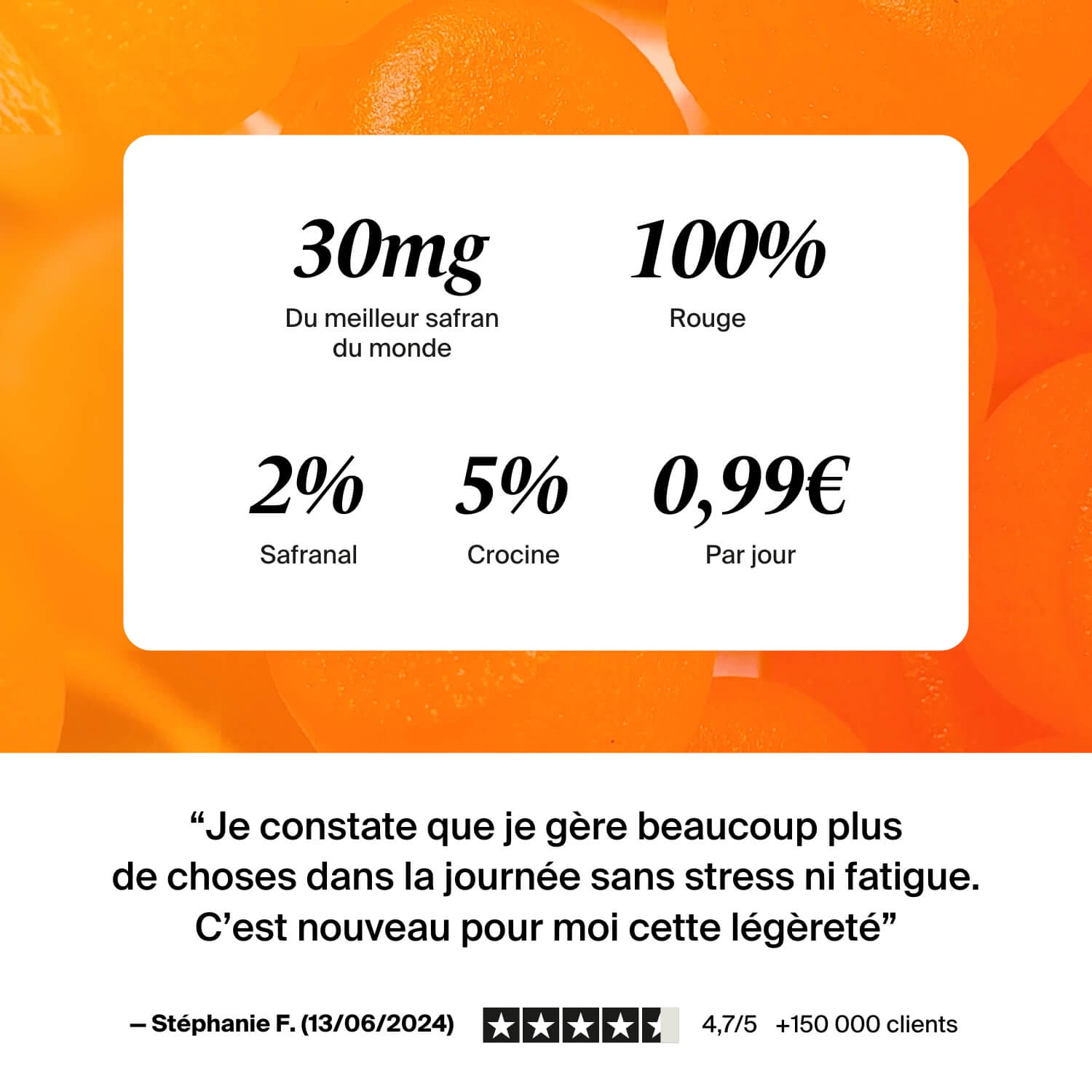 Gommes Sérénité au Safran